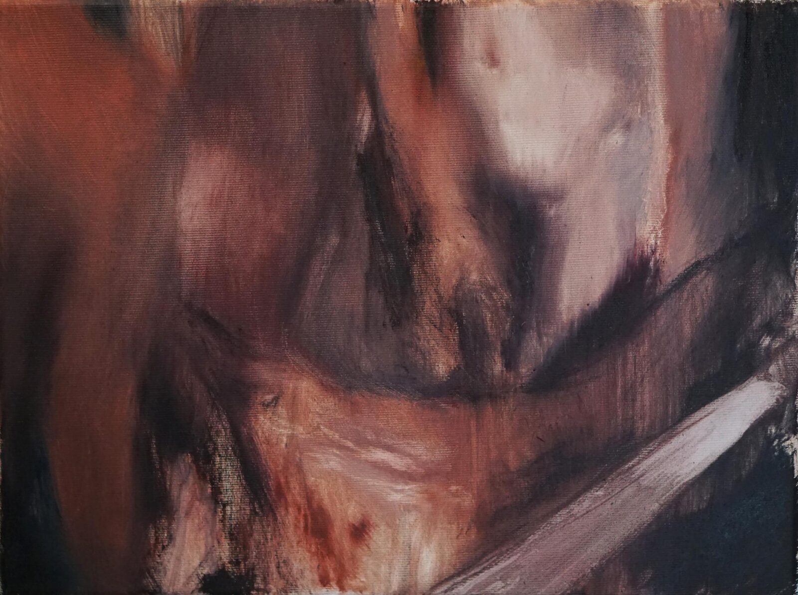 Łukasz Stokłosa untitled, 2022, olej na płótnie, 30x40 cm