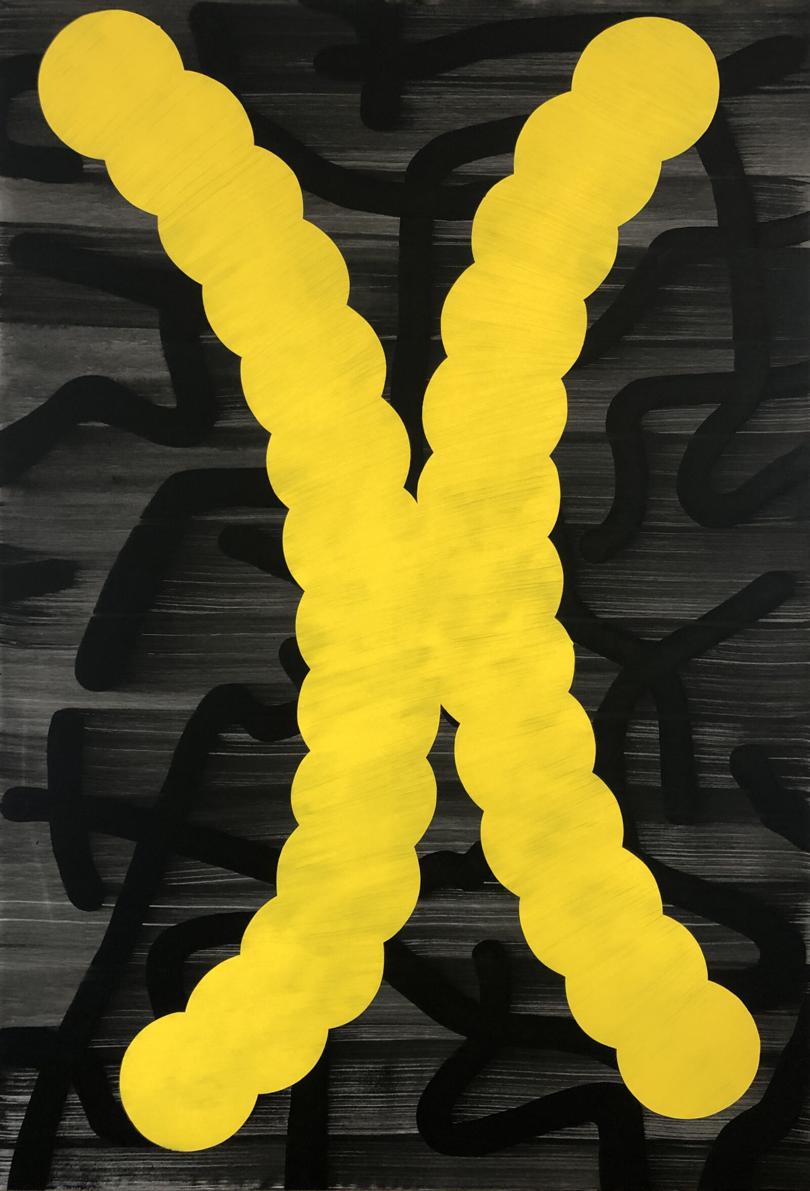 "X", 2020, oil on canvas, 150x110 cm