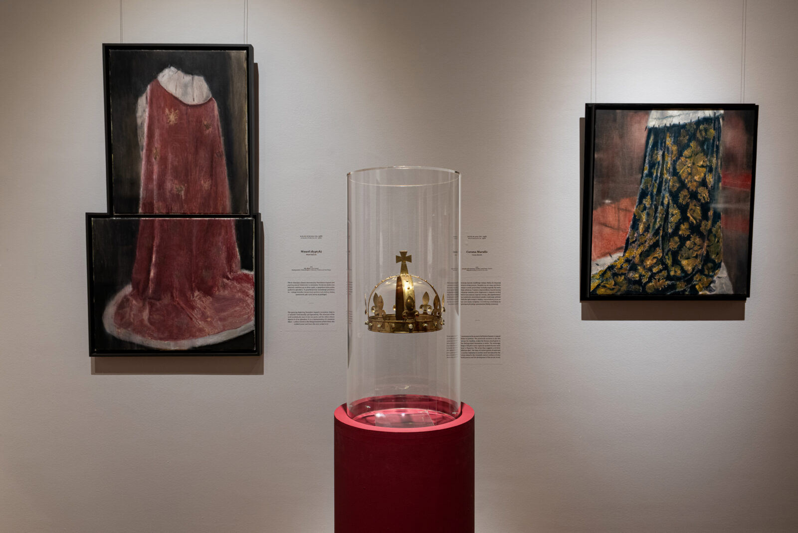 Widok wystawy, dzięki uprzejmości Zamku Królewskiego w Warszawie